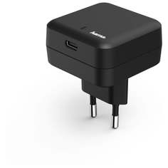 Сетевое зарядное устройство Type-C Hama Prime Line Power Delivery, 3А, черное