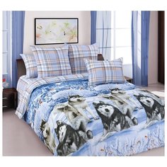 Постельное белье «Хаски», перкаль (1.5) Текс Дизайн