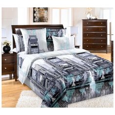 Постельное белье «Таймс-сквер 1», бязь (2.0), с европростыней Текс Дизайн