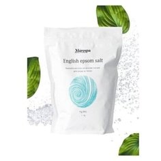 Английская магниевая соль Эпсом для ванн косметическая (EPSOM SALT) для похудения, тела и ног 1 кг Marespa