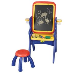 Парта-мольберт Crayola со стульчиком (5056-01) синий/желтый/красный Grown Up