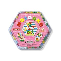 Мозаика (диаметр 13мм/110 деталей), шестигранная коробка Стеллар