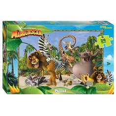 Мозаика "puzzle" maxi 24 "Мадагаскар - 3" (DreamWorks, Мульти)