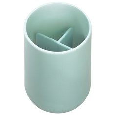 Стакан для ванных принадлежностей Soft Aqua 3 отделения пластик морская волна Inter Design