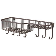 Органайзер York Lyra настенный с корзиной и крючками Inter Design