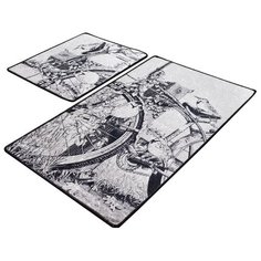 CHILAI HOME Комплект из 2 ковриков для ванной 60x100, 50x60 см 8682125934969