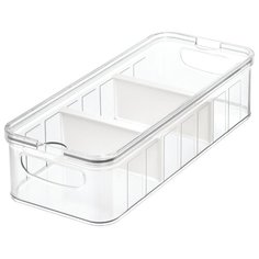Контейнер для хранения Crisp с 3 отсеками без крышки 38х16.5х9.5 см пластиковый Inter Design