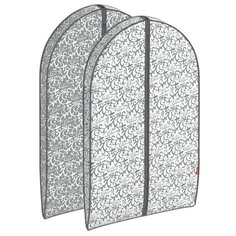 Набор чехлов для одежды объёмных, малых, 2 шт., 60*100*10 см и 60*100*10 см, CLASSIC GREY Valiant