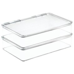 Контейнер для хранения Binz с откидной крышкой 27х18х6 см Inter Design