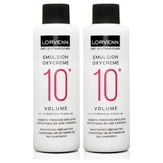 Окисляющая эмульсия 3 % LORVENN HAIR PROFESSIONALS oxycreme 10 vol 70 мл