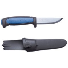 Нож Morakniv Pro S, нержавеющая сталь, резиновая ручка с синей вставкой