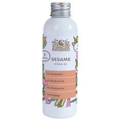 Масло Кунжут холодный отжим для ухода за кожей и массажа (Sesame Oil Virgin) 150 мл Indibird