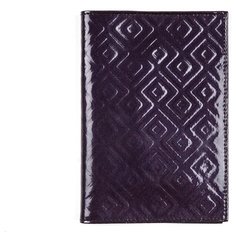 Обложка для паспорта РФ из кожи MM-818, OP-0-1 Violet-Bordo BIATRISS Zinger