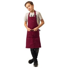 Фартук детский eco.hizmat Ecokids/бордовый 100% хлопок