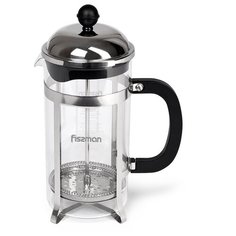 Чайник Fissman LATTE заварочный 350 мл с поршнем (стеклянная колба) (9007)