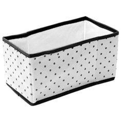 Коробка для вещей в прихожую, гардеробную Eco White (25х15х14 см) Homsu