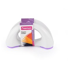 Подставка для салфеток Fissman 16x8 см, цвет Лиловый (керамика) (8834)