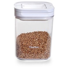 Контейнер Fissman для хранения продуктов 11x11x15 см / 1,1 л Квадратный (пластик) (6817)