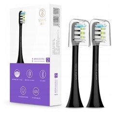 Сменные насадки для зубной щетки Xiaomi Soocas X3 (2шт) Черный