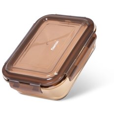 Контейнер Fissman с пластиковой крышкой 17x12x5 см / 640 мл (стекло) (6524)