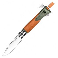 Нож Opinel №12 Explore, нержавеющая сталь, оранжевый