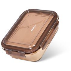 Контейнер Fissman с пластиковой крышкой 19x14x6 см / 1040 мл (стекло) (6525)