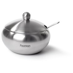 Сахарница Fissman со стальной крышкой 560 мл (нерж.сталь) (5875)