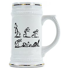 Пивная кружка Пьяные человечки Drabs