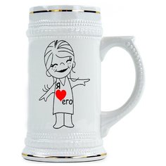 Пивная кружка Я люблю его Drabs