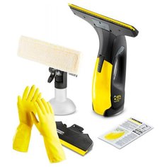 Пылесос для очистки стекол Karcher WV 2 Premium 10Y Edition + латексные хозяйственные перчатки