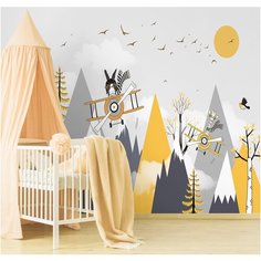 Фотообои 3D "Крутое пике" 300x270 (ШхВ)