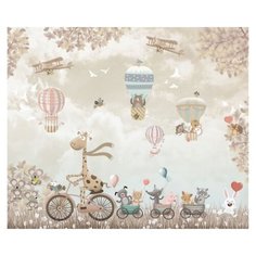 Фотообои 3D "Весёлая прогулка" 300x250 (ШxВ)