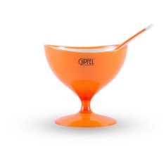 Креманка с ложкой LUMINO 9481 GIPFEL 10х10см с двойными стенками