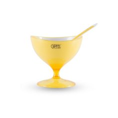 Креманка с ложкой LUMINO 9480 GIPFEL 10х10см с двойными стенками.