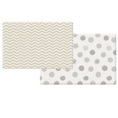 Детский коврик двусторонний Parklon Pure Soft Лесные ягоды и Линии, 190x130x1.2 см