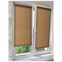 Рулонная штора с направляющими струнами Sola "Марракеш Орех", 62*170 см