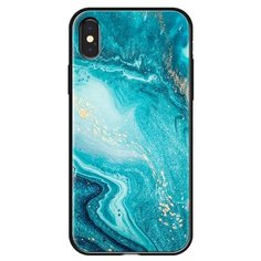 Панель Deppa Glass для iPhone XS light blue