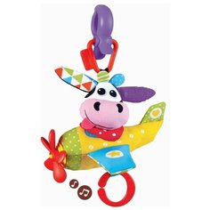 Игрушка мягкая музыкальная Коровка в самолете Yookidoo
