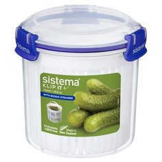 Контейнер пищевой со вставкой ситом Sistema "KLIP IT+" 700 мл, 881370