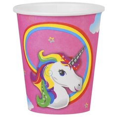 Стакан бумажный "Единорог" набор 6 шт 3785048 Сима ленд