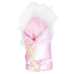 Одеяло на выписку Labeillebaby "Мила" (розовый) Labeille