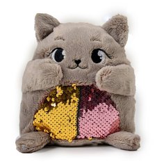 Мягкая игрушка с пайетками "Кошечка Соня" 4607493 Сима ленд
