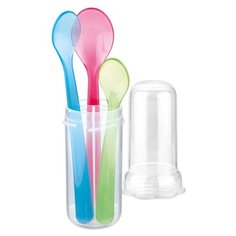 Дорожные ложечки BAMBINI,цветные 3 шт. / Tescoma