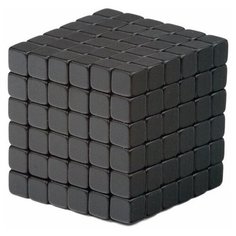 Куб из магнитных кубиков Forceberg TetraCube 5 мм, черный, 216 элементов