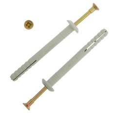 Дюбель-гвоздь 6х60 гриб. манжета (полипропилен) (40 шт) - коробка с ок Tech-Krep