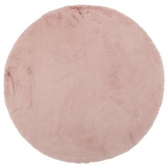 Ковер Bellarossa 80 см круглый (100% полиэстер), пудрово-розовый Multidecor