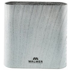 Подставка для ножей Grey Lines овальная, 21.5x6.1x23см, серая Walmer