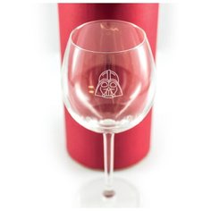 Бокал в тубусе с гравировкой "Дарт Вейдер". Groza