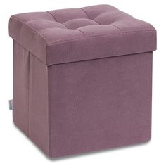 Пуф банкетка Дели, складной с ящиком для хранения,сиреневый, Delicatex