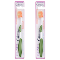 Комплект 2 шт Pasta del Capitano Зубная щетка Профессиональный уход (жесткая щетина) цвет зеленый